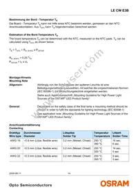 LE CW E3B-NZQX-ORPU Datasheet Page 14