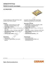 LE CWUW S2W-LZMX-CHCL+NXNY-UW Datasheet Cover