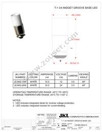 LE-MG-12W Datasheet Cover