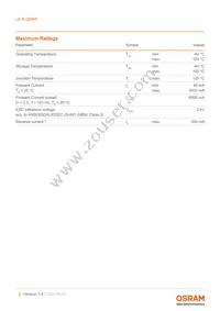 LE R Q8WP-KBMA-34-0-A40-R18-Z Datasheet Page 2