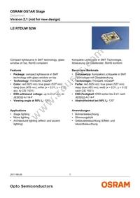 LE RTDUW S2W Datasheet Cover