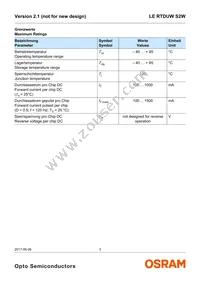 LE RTDUW S2W Datasheet Page 3