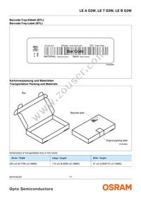 LE T G3W-MANA-25 Datasheet Page 17