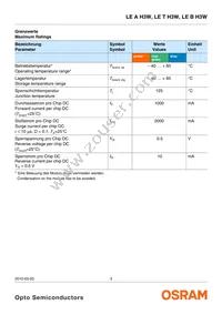 LE T H3W-MANA-25 Datasheet Page 3