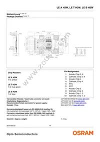 LE T H3W-MANA-25 Datasheet Page 14