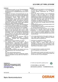 LE T H3W-MANA-25 Datasheet Page 19