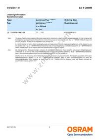 LE T Q8WM-KXKZ-24 Datasheet Page 2