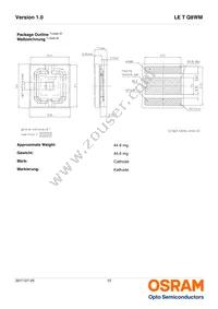 LE T Q8WM-KXKZ-24 Datasheet Page 12