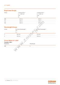 LE T Q8WP-MBNB-34-0-A40-R18-Z Datasheet Page 4