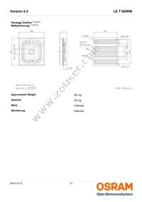 LE T Q9WM-JZKX-23-0-350-R18-Z-PR Datasheet Page 12