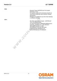 LE T Q9WM-JZKX-23-0-350-R18-Z-PR Datasheet Page 14