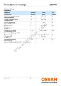 LE T Q9WN-LYLZ-25-0-700-R18-Z Datasheet Page 3