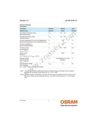 LE UW D1W1 01-5L6M-GMKM-T01 Datasheet Page 3