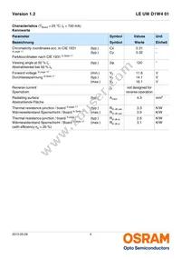 LE UW D1W4 01-7P6Q-JM-T10-VAR Datasheet Page 4