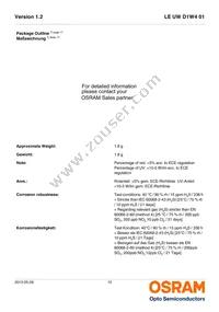 LE UW D1W4 01-7P6Q-JM-T10-VAR Datasheet Page 12