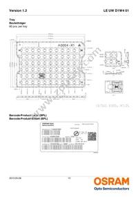 LE UW D1W4 01-7P6Q-JM-T10-VAR Datasheet Page 13