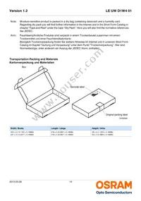 LE UW D1W4 01-7P6Q-JM-T10-VAR Datasheet Page 14