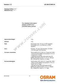 LE UW D1W5 01-5Q8Q-IM-T10-XX Datasheet Page 12