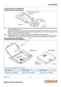 LE UW S2LN-NYPX-5E8G-K Datasheet Page 18