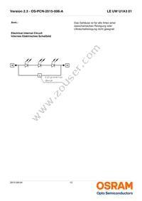 LE UW U1A3 01-6Q6R-EBVF68EBZB6 Datasheet Page 13