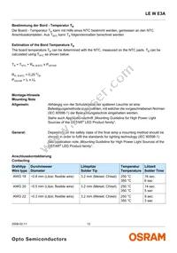 LE W E3A-MZPX-6K8L Datasheet Page 12