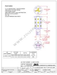 LE-WB18-12WW Datasheet Cover