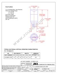 LE-WB2W-12W Datasheet Cover