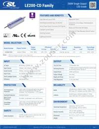 LE200S70CD Datasheet Cover