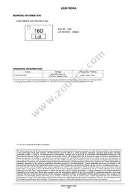 LE2416DXATBG Datasheet Page 17