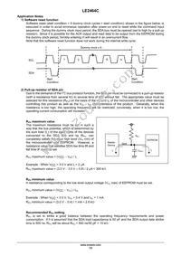 LE2464CXATBG Datasheet Page 13