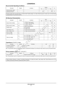 LE2464RDXATDG Datasheet Page 2