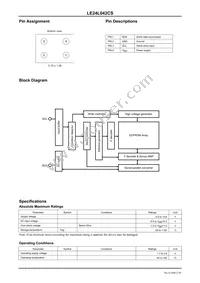 LE24L042CS-LV-TFM-E Datasheet Page 2