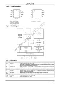 LE25FU406BMB-TLM-H Datasheet Page 3