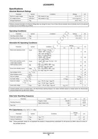 LE25S20FD-AH Datasheet Page 16