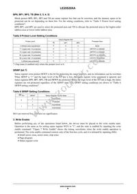LE25S20XATAG Datasheet Page 9