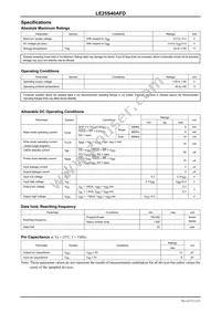 LE25S40AFDTWG Datasheet Page 2