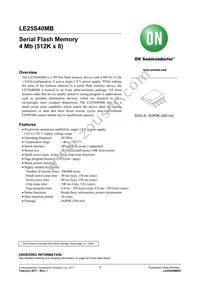 LE25S40MB-AH Datasheet Cover