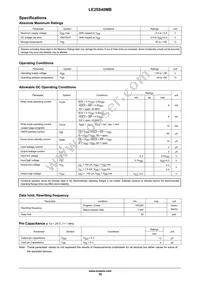 LE25S40MB-AH Datasheet Page 16