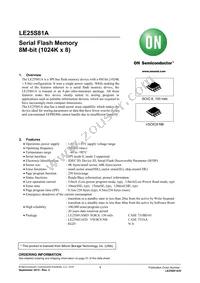 LE25S81AFDTWG Datasheet Cover