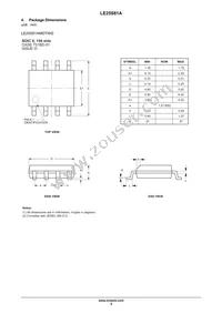 LE25S81AFDTWG Datasheet Page 3