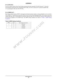 LE25S81AFDTWG Datasheet Page 12