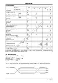 LE25S81MCTWG Datasheet Page 3