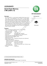 LE25U20AFD-AH Datasheet Cover