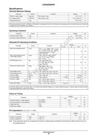 LE25U20AFD-AH Datasheet Page 16