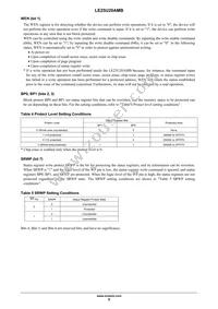 LE25U20AMB-AH Datasheet Page 9