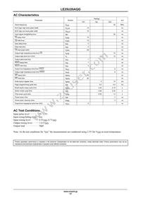 LE25U20AQGTXG Datasheet Page 17