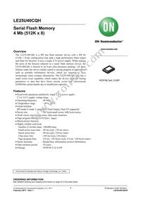 LE25U40CQH-AH Datasheet Cover