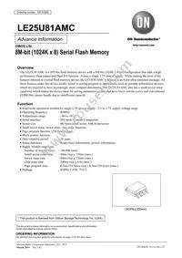 LE25U81AMCTWG Datasheet Cover