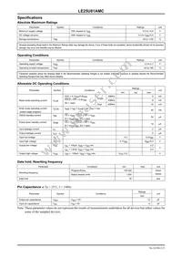 LE25U81AMCTWG Datasheet Page 2