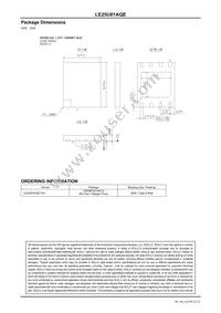 LE25U81AQETXG Datasheet Page 22